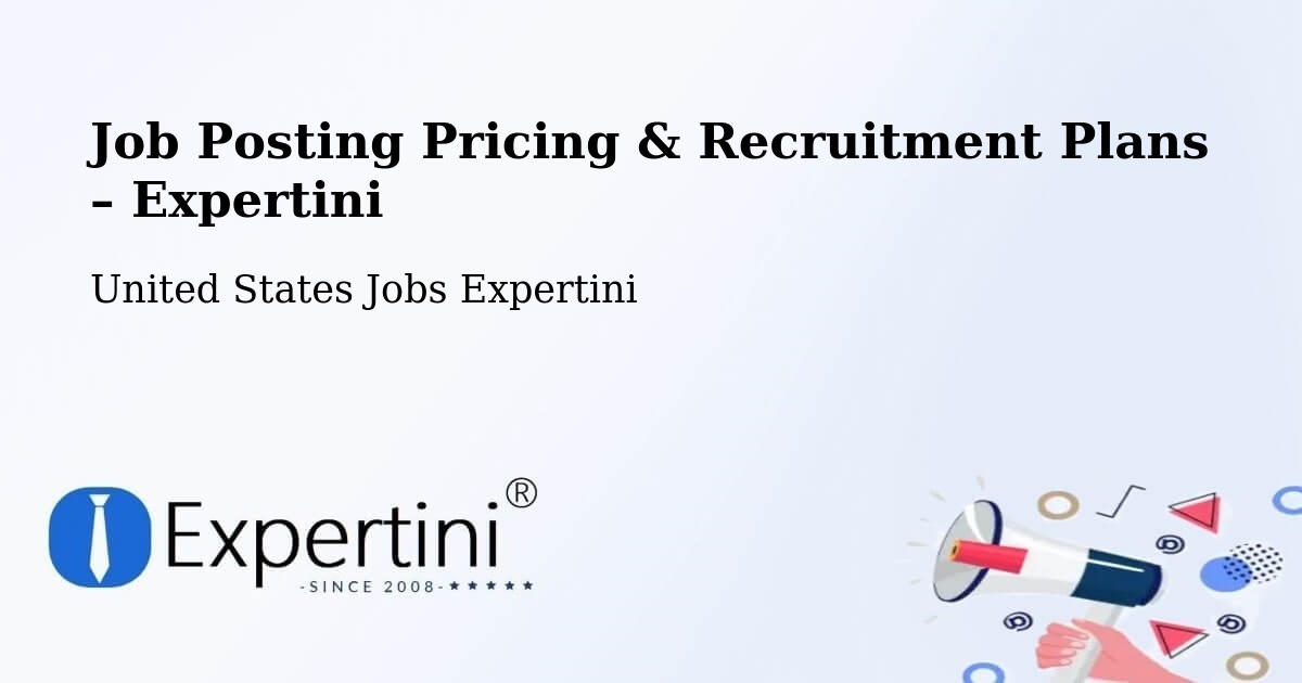 Job Posting Pricing & Recruitment Plans – Delanco - Delanco, United States Jobs Expertini